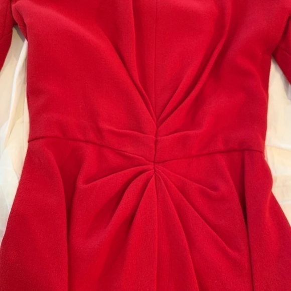 Givenchy Couture Vintage Red Audrey Hepburn Dress S - Picture 6 of 16